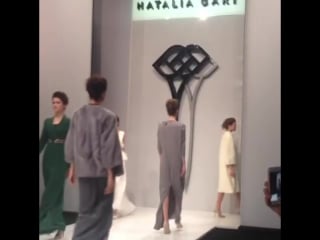 Natalia gart last show on the fashion week