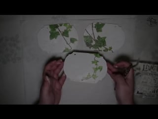 @70 decoupage wooden pendant tutorial handmade diy zawieszka live love l hd mp4