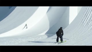 Quad cork 1800 on skis