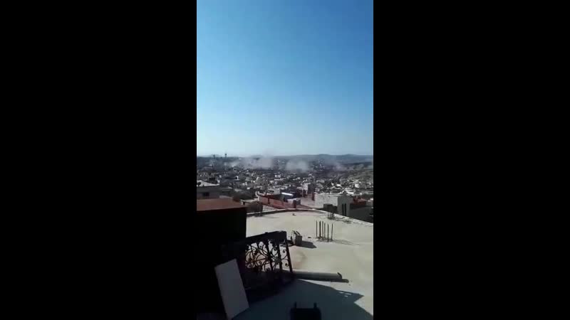 Syria idlib saa is shelling urban areas in kafr nabl aka kafranbel