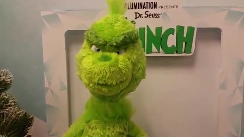 He was out there voicing plushies this is from a toy fair back in feb but i dont remember seeing it its talking thegrinch i thi