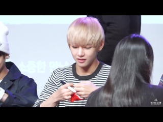 #video@bangtanru | 141127 #bts # v фансайн в каннаме