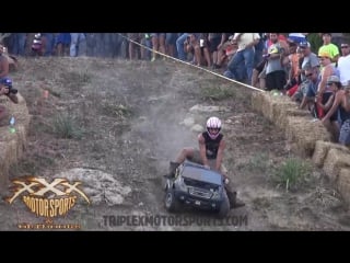 Savage violent barbie jeep racing