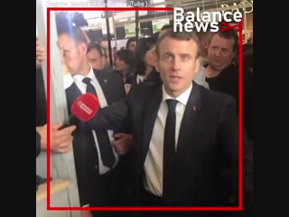 Emmanuel macron interviewé par isadora duncan au salon de l agriculture êtes vous toujours