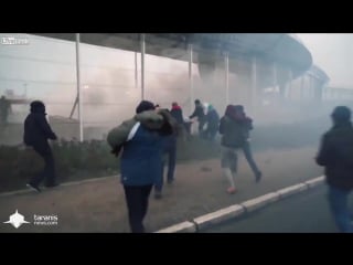 Und wieder muslimische migranten in calais frankreich