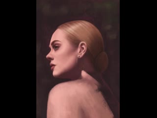 Adele art / timelapse / procreate