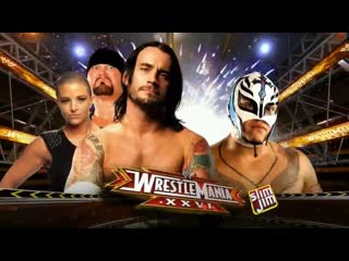 (wwe mania) wrestlemania xxvi cm punk vs rey mysterio