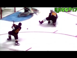 John gibson makes an unbelievable split save by rost#17