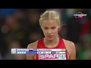 Daria klishina long jump final 22nd european athletics championships zurich (2014)