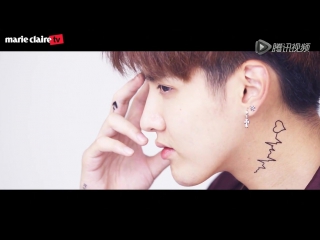 [video] 150909 yifan @ marie claire china bts