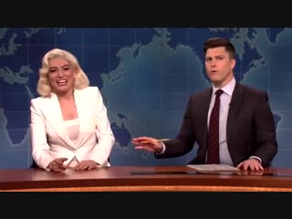 Melissa villaseñor impersonates lady gaga and sings "shallow" on tonight's episode of snl