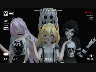 Mmd the spook returns meme reflection of the worlds veronika x frouz x rayto