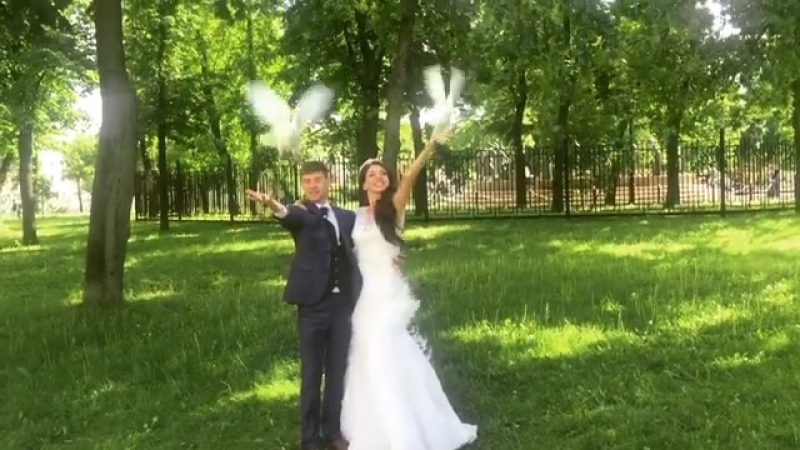 Рапунцели выпускают голубей