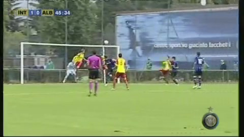Inter albinoleffe 1 0 denis alibec campionato primavera g02