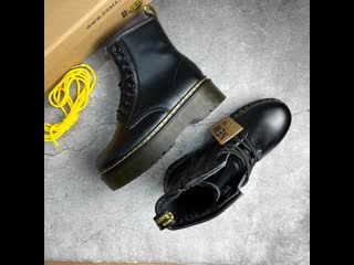 Dr martens jadon smooth leather platform boots 15265001