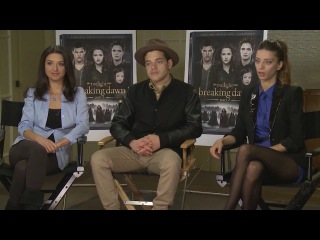 Twilight's andrea gabriel, rami malek, and angela sarafyan on sidewalks entertainment