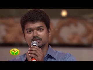 Actor vijays speech about action sequence in 100 year indian cinema celebration by jaya tv