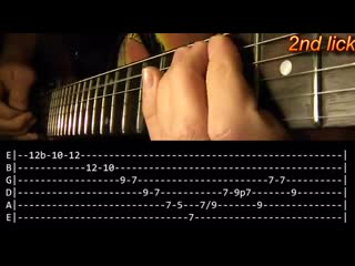 Money guitar solo lesson pink floyd (with tabs) mp4