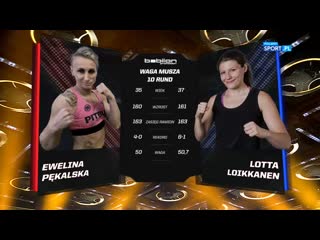 Boxing ewelina pękalska vs lotta loikkanen highlights