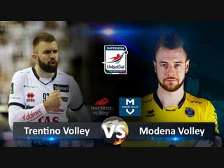 Trentino volley vs modena volley highlights italian volleyball super league