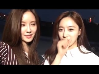 160907 hyomin & eunjung @ 'master of driving straight'