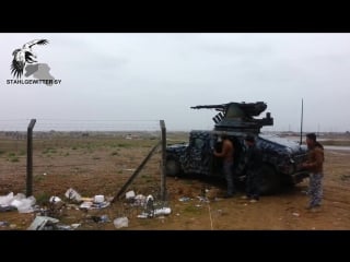 Ifp humvee with mounted 2a7m cannon taken from a btr 94 apc