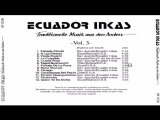 Ecuador inkas traditionelle musik aus den anden vol 3