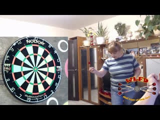 First game in new year world league of family darts