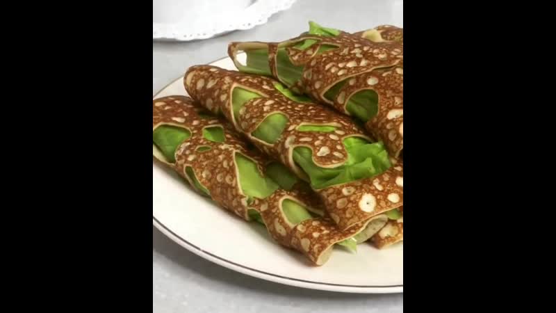 Блинчики макраме