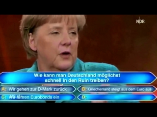 Angela merkel bei wer wird millionär parodie