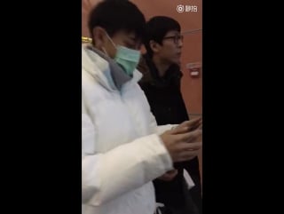 [fancam] 151204 at shenyang airport departure