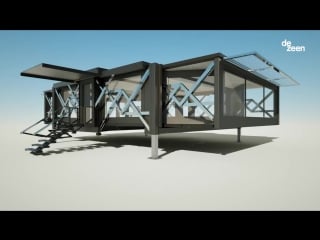 Prefab buildings by ten fold engineering build themselves in eight minutes