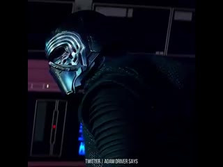 The droid stole a freighter adam driver as kylo ren, star wars the force awakens, 2015
