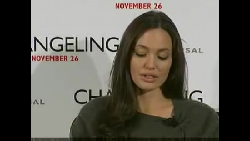 Angelina jolie cries over mother as she discusses changeling
