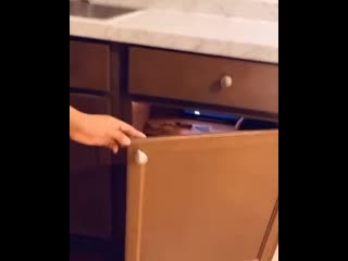 Mom finds her little boys secret man cave complete with an ipad, snacks and a blanket