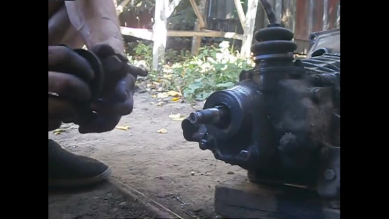 Замена сальника вторичного вала кпп 2101 07