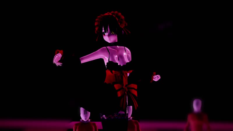 Mmd хентай танец, стриптиз hentai dance date a live crazy in paradise