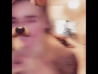 Video of justin with a fan in beverly hills, california today (august 25)