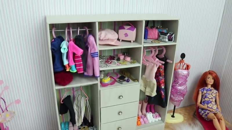 Como fazer um closet para barbie parte 1