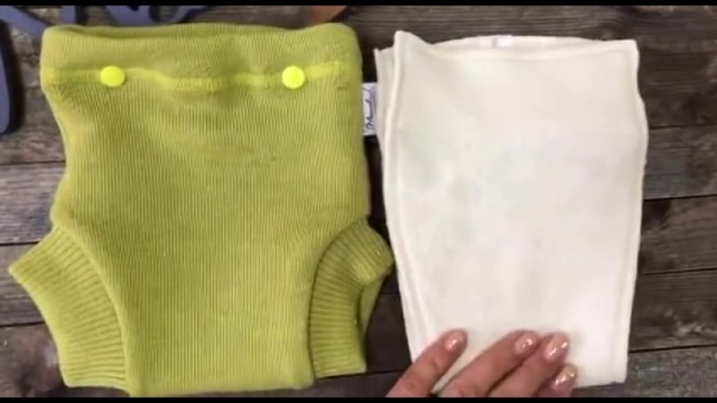 Тренировочные трусики из шерсти мериноса с ладышем