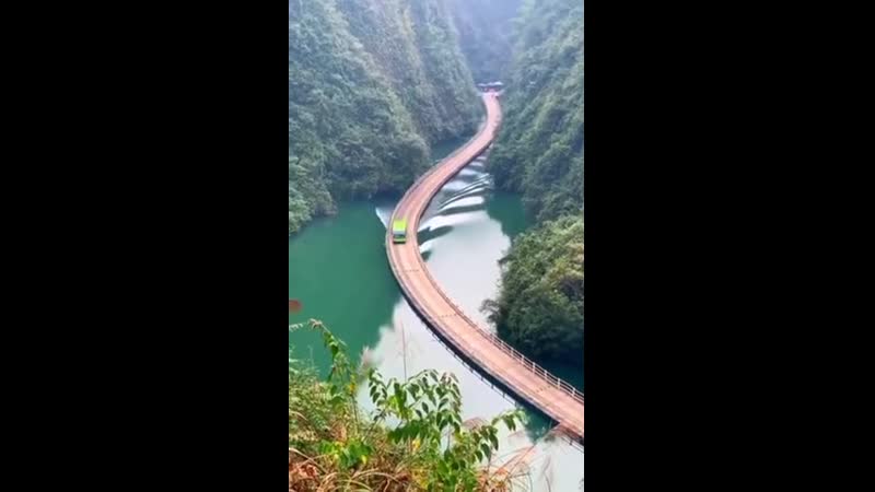 Плавучая дорога китая