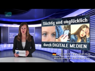 Süchtig und unglücklich durch digitale medien