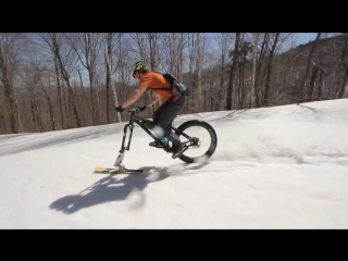 Fat bike skis