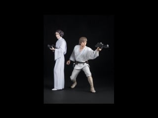 Merchandise star wars luke skywalker & princess leia artfx+ statue portfolio