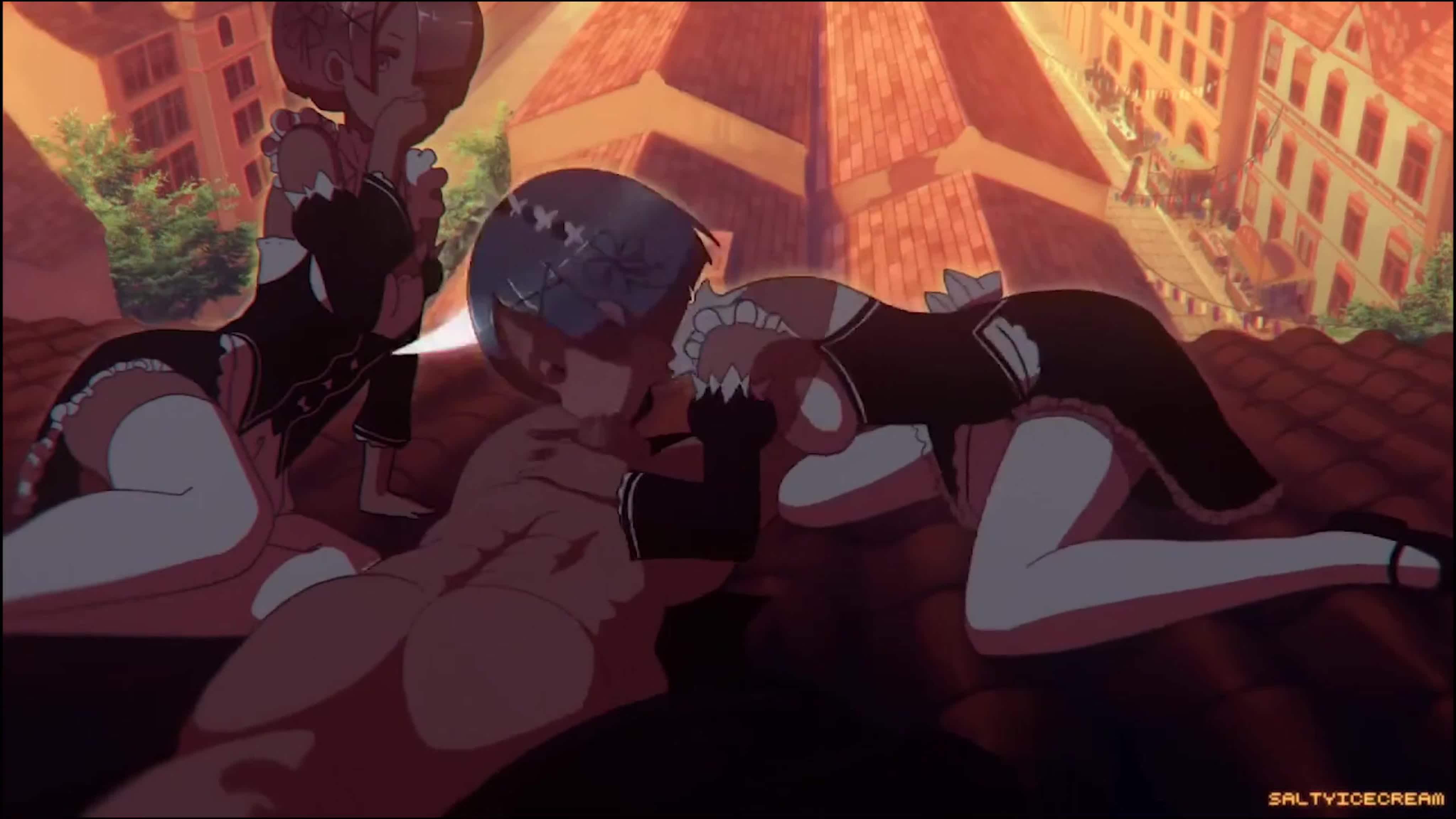 Rem and ram (рем и рам) by saltyicecream