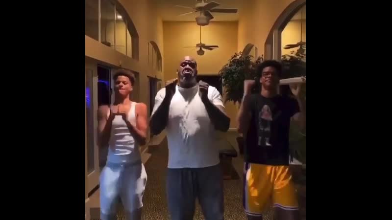 #shaq and his boys are back with another #tiktok! did they porn it or nah?