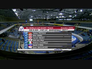 Isu world cup 01 dresden (ger) quarterfinals 1500m