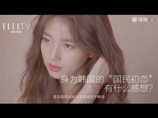Suzy for elle china 2016 september making film + interview