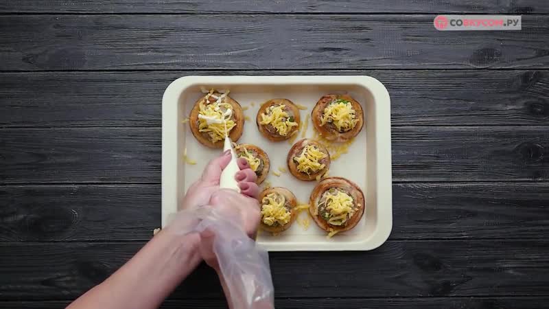 Шампиньоны с фаршем рецепты от со усом