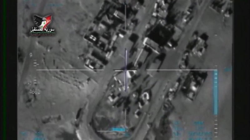 Сирия видео с бортового сок авиаударов ввс сар июнь 2015 1
